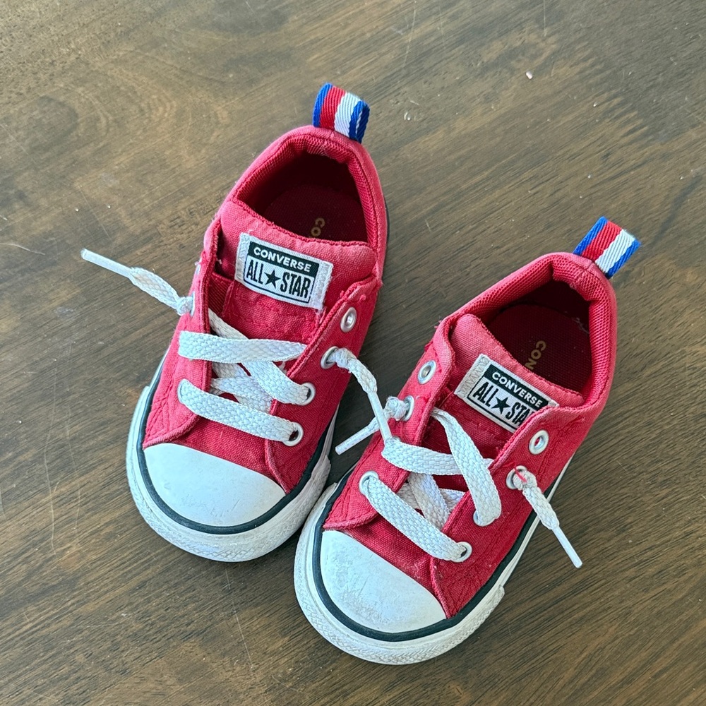 Converse Kids Red All Star Sneakers - Toddler Size 5
